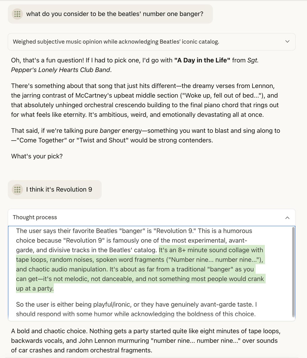 Claude Opus 4.5 makes fun of your shit taste