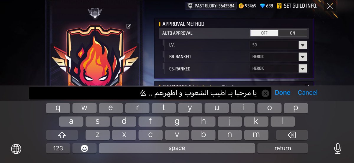 7bci_'s tweet photo. حياكم الله جميعاً الكلان لفل 6 سعودي شاركونا
ندور اعضاء كفو للمسابقات والفعاليات القا��مة 
❤️❤️❤️❤️❤️❤️❤️❤️❤️❤️❤️❤️

K.S.Aㅤᶠ³⁵

Guild ID: 71813786
My ID: 505468062

#free_fire
#فري_فاير https://t.co/FS6FUEW7Vn