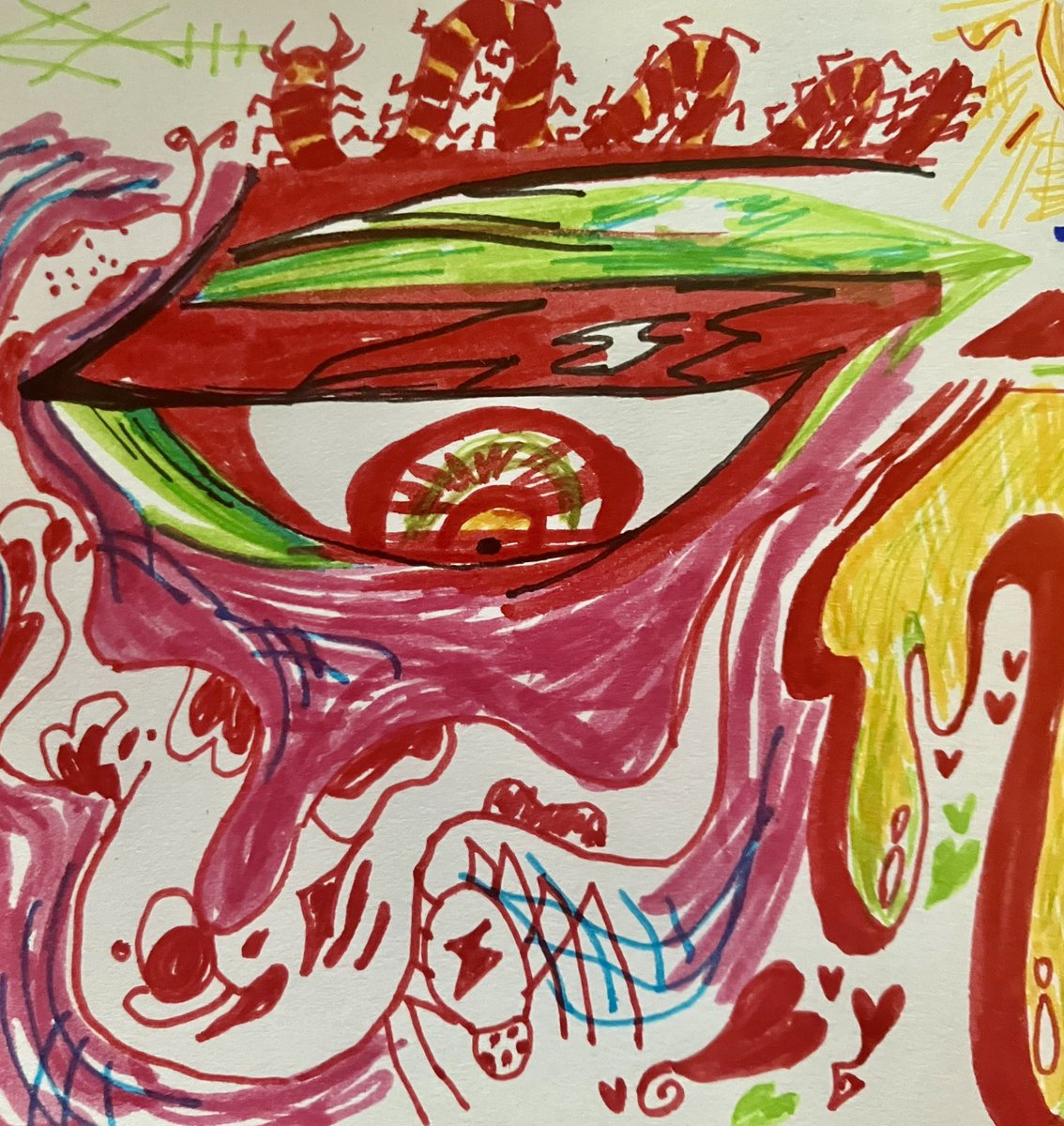 EtherealDoodlez's tweet photo. ❤️💚👁️💛❤️
.
.
.
#art #markerdrawing #illustration https://t.co/RHrSOndz7P