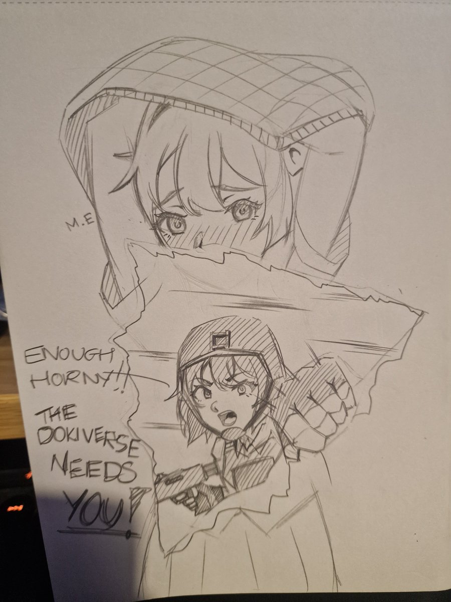 Just a normal suggestive DDLC post, I like the idea of temporary artworks! The first image only now exists as a picture alone :O
#DDLC #DokiDokiLiteratureClub