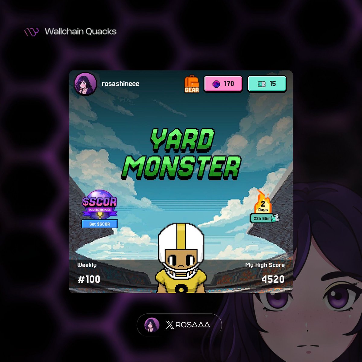 Rosaaa's tweet image. I tried one of the tournaments in the @SCORProtocol telegram game today and it actually makes solid sense once you look at how the whole setup plays out.

You go into each round with twenty five tickets and if you finish in the top three the numbers start to look quite decent.…