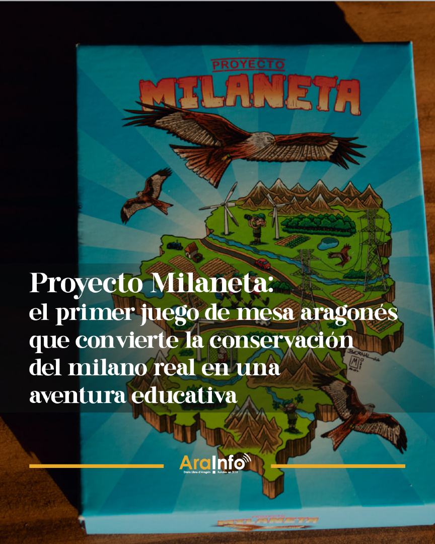 Proyecto Milaneta es un innovador juego de mesa educativo centrado en la conservación del milano real. Esta herramienta combina diversión, aprendizaje y concienciación sobre una de las rapaces más amenazadas de la península ibérica: arainfo.org/?p=317816