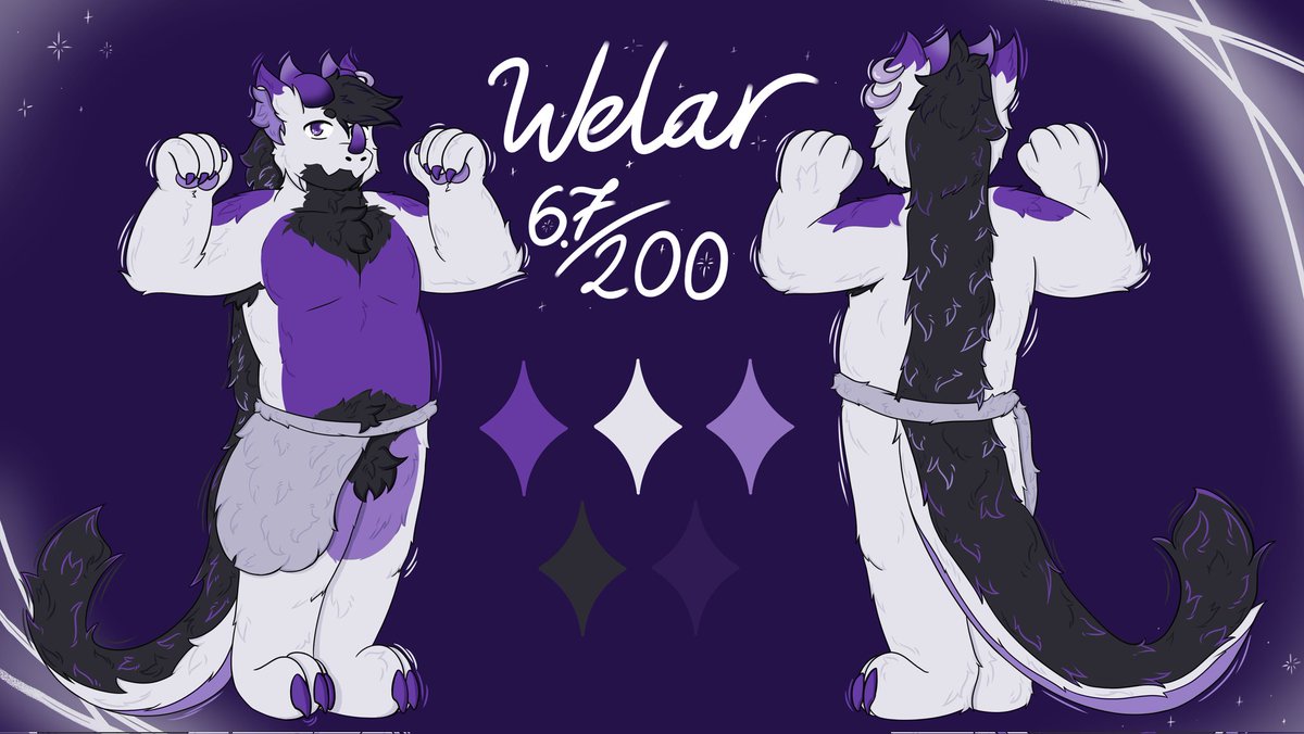 FalixFox's tweet image. I finally made a Welar ref!

#furry #art #furryart #dragon #oc #character #ref