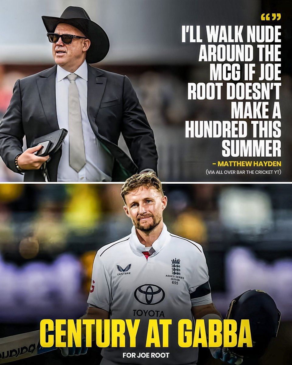 Matthew Hayden is the most relieved man in the world right now!😅

📸: CricketGully

#JoeRoot #AUSvENG #Ashes2025