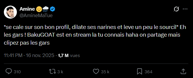 BakugoXIX's tweet photo. #100ViewersProject - STREAM N°51

ON REGARDE LES 2 DERNIERS EPISODES DU DOCUMENTAIRE PUFF 'DIABLE' DADDY 

https://t.co/L84lx2DrOQ https://t.co/XA7rQgVJ4t