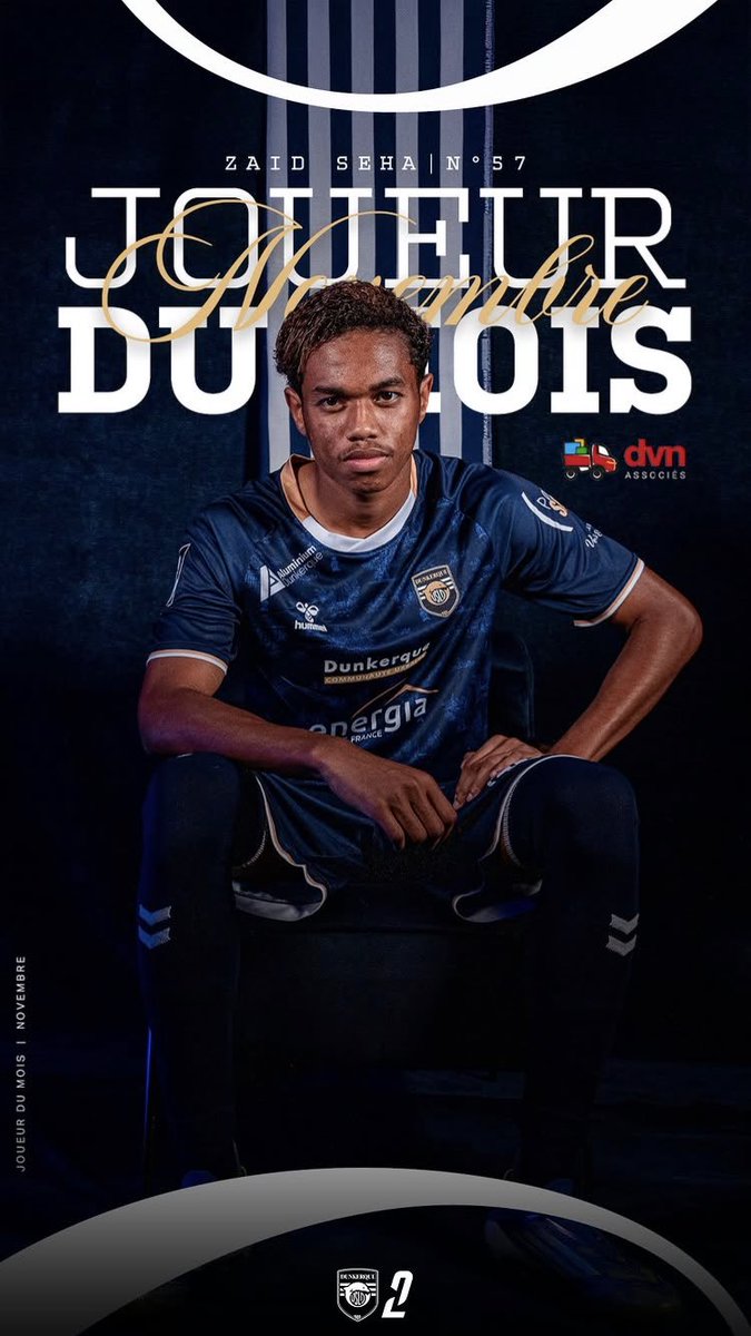 Madagascar_Fr's tweet photo. Officiel ✅️
Le jeune binationale Zaid Seha a été élu joueur du mois de novembre avec l'USL Dunkerque ! 🏆

On espère les voir très prochainement sous nos couleurs 👏🏽

(Via: @usldunkerque) https://t.co/5jO2hSv6KU