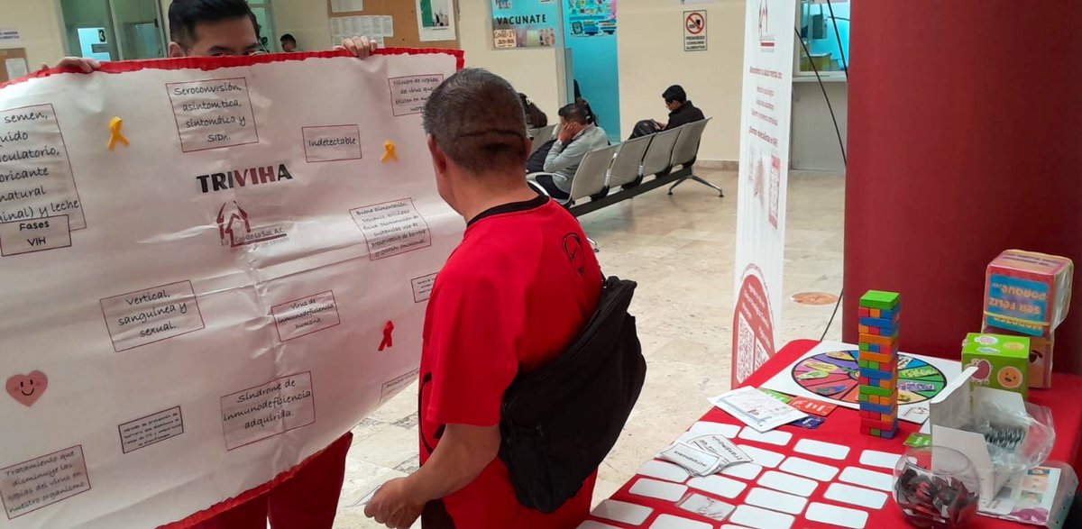 En el Día Mundial de la lucha contra el VIH/Sida, Casa de la Sal se suma a las salas de espera y mesas lúdicas psicoeducativas de la Clínica Condesa para promover información, acompañamiento y autocuidado. 💜🫰