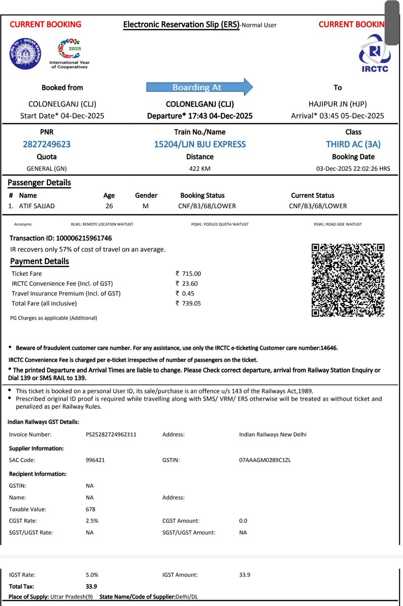 <a href="/RailMinIndia/">Ministry of Railways</a> <a href="/RailwaySeva/">RailwaySeva</a> <a href="/RailwayNorthern/">Northern Railway</a>
This is your railway infrastructure. Feel very disappointed and shame as always😓,pnr- 28272409623. Kya ummid rakhe aap railway walon se jab normal express aur superfast train ka ye haal hai <a href="/AshwiniVaishnaw/">Ashwini Vaishnaw</a> bullet train chalaoge? Aise