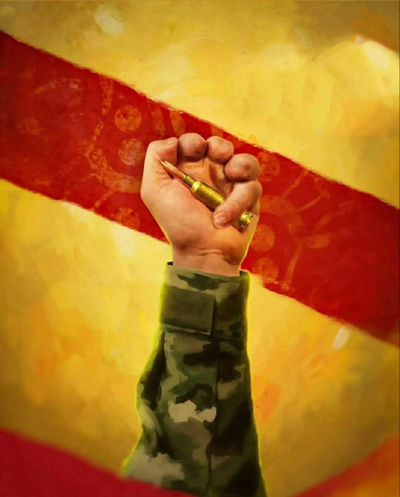 مع المقاومةِ بكلّ قرارٍ تتخذه، بالسلمِ والحربِ معها.

#المجد_للمقاومة 
#المجد_للسلاح