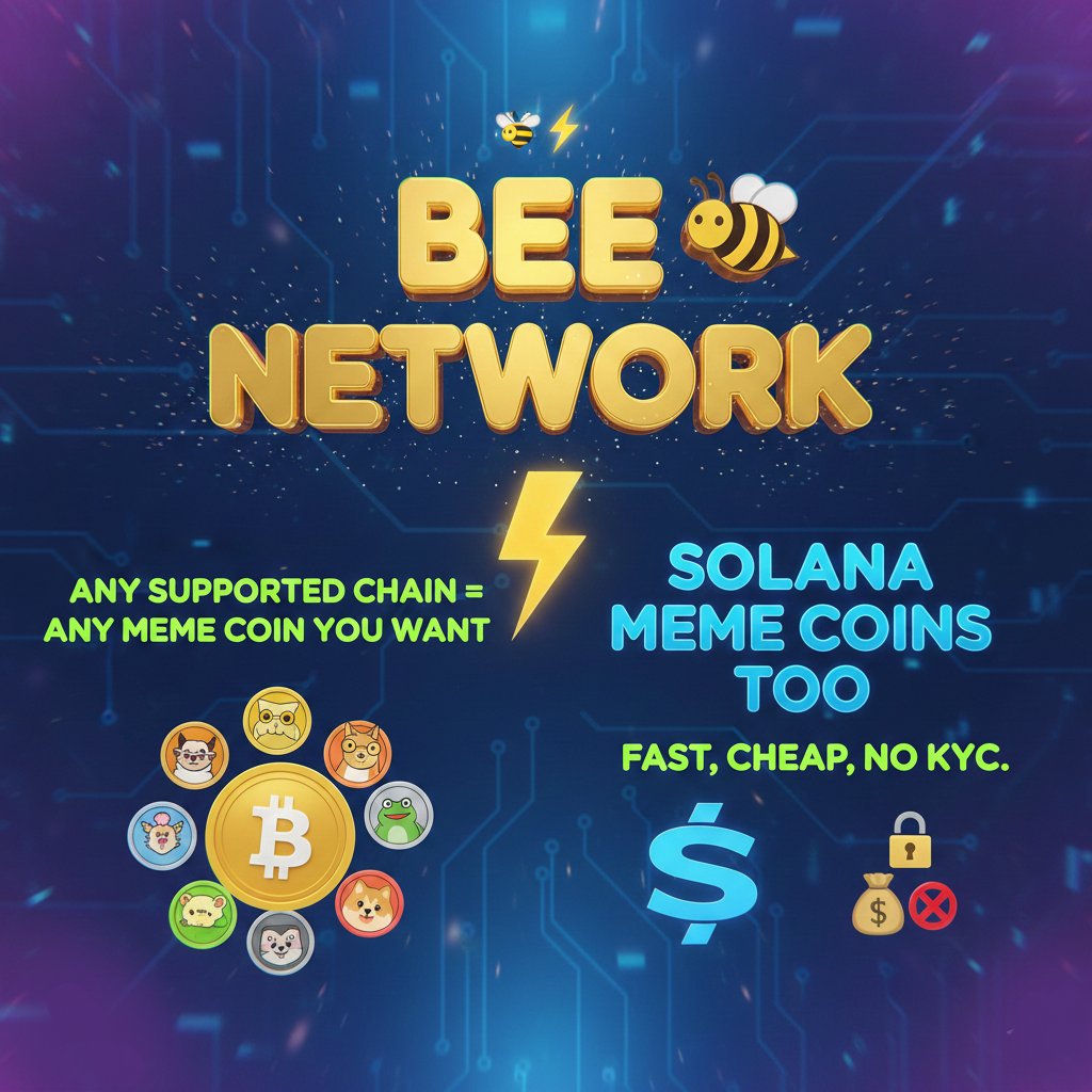 bee_coins's tweet photo. π₯Any supported chain in Bee Network = any meme coin you want πβ‘οΈ
Solana meme coins too β fast, cheap, no KYC.
Guide here π
π https://t.co/i5hGEFt5mr
#BeeWallet #MemeCoins #Solana
@Beenetworkintl https://t.co/pfXa4Y6oW3