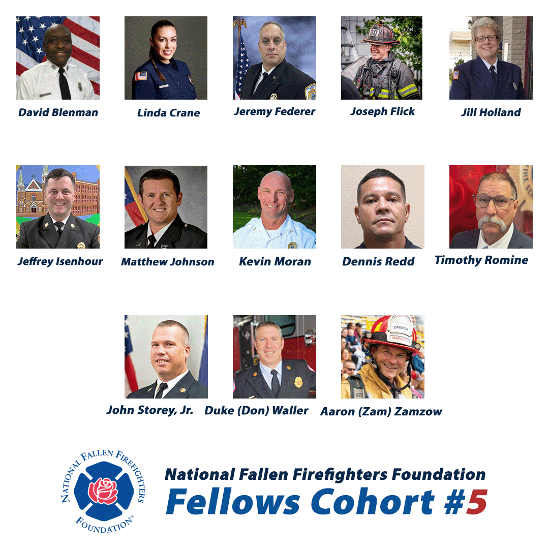 NFFF_News's tweet photo. The pictured 13 people have been selected as Cohort #5 of the fellows program:
Congratulations to you all, we can not wait to see your future contributions to the Fire Service!
Want to learn more about being an Advocate or Fellow? Visit our website! https://t.co/9Q5T6TibRR https://t.co/Xfha1hALuY