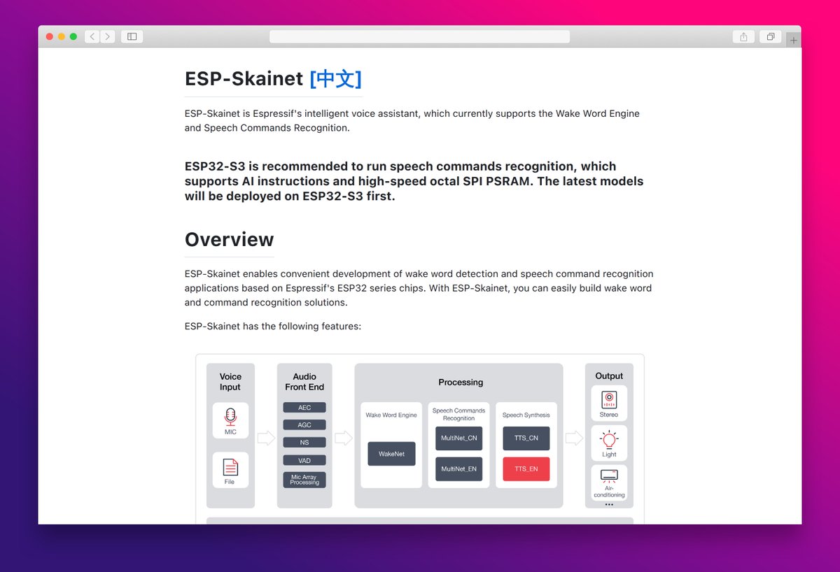 essamamdani's tweet image. esp-skainet
Espressif&apos;s ESP-Skainet: intelligent voice assistant for ESP32 chips. Supports wake word and speech recognition.
#ESPSkainet #VoiceAssistant #ESP32 #SpeechRecognition