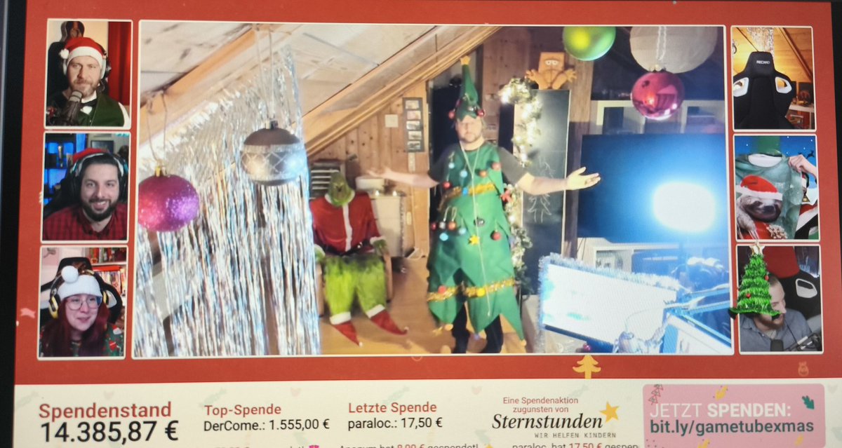 Heute ist es mal wieder soweit, #GTSternstunden läuft und ihr könnt gerne Spenden unter: http:bit.ly/gametubexmas 

X3 Ganz viel Liebe an die Jungs und die Gäste! <a href="/GameTubeDE/">GameTube</a>
