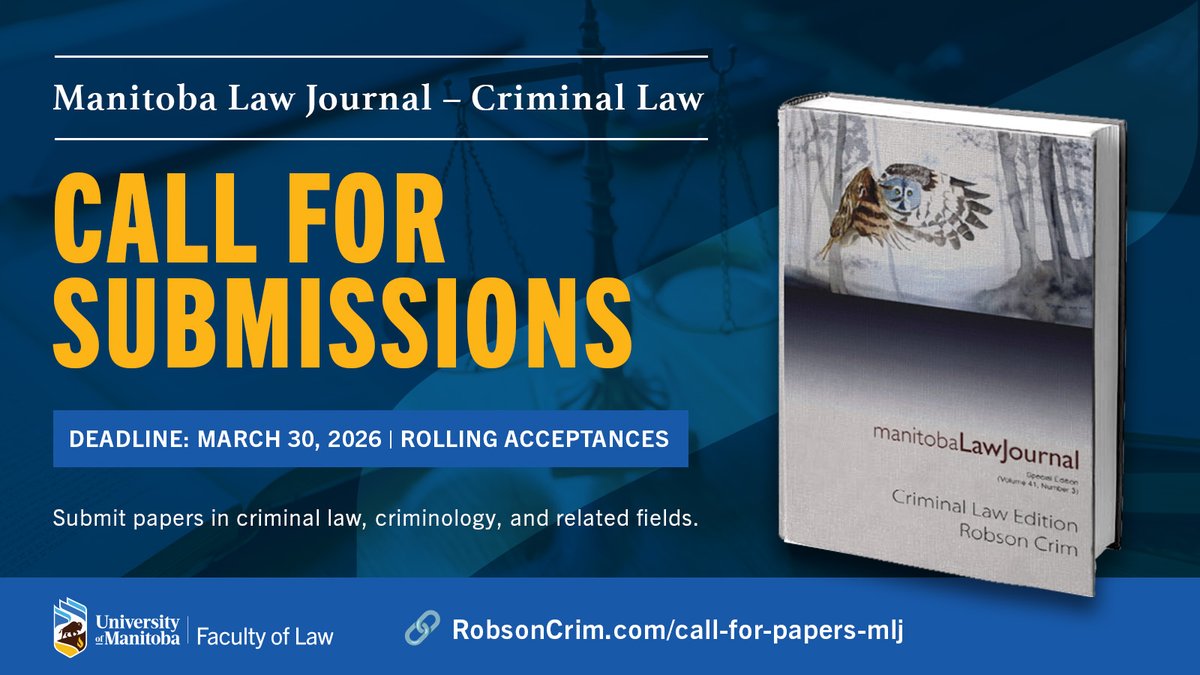 Faculty of Law, University of Manitoba tweet media