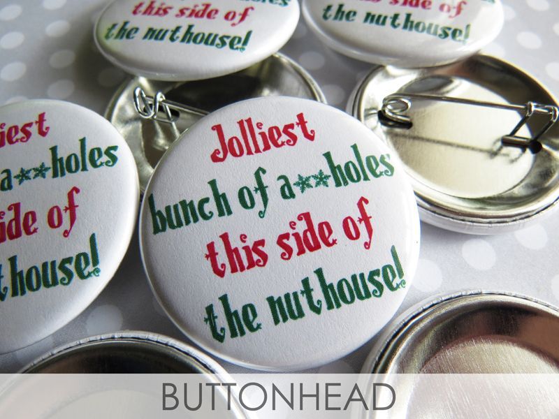 buttonhead_org's tweet photo. If your family is a little bit Griswold, these Christmas Vacation pins get it. https://t.co/P7GaNtCKnm  #ChristmasVacation #NationalLampoons #ClarkGriswold #HolidayHumor #FunnyGifts https://t.co/E9WbJNcw5T