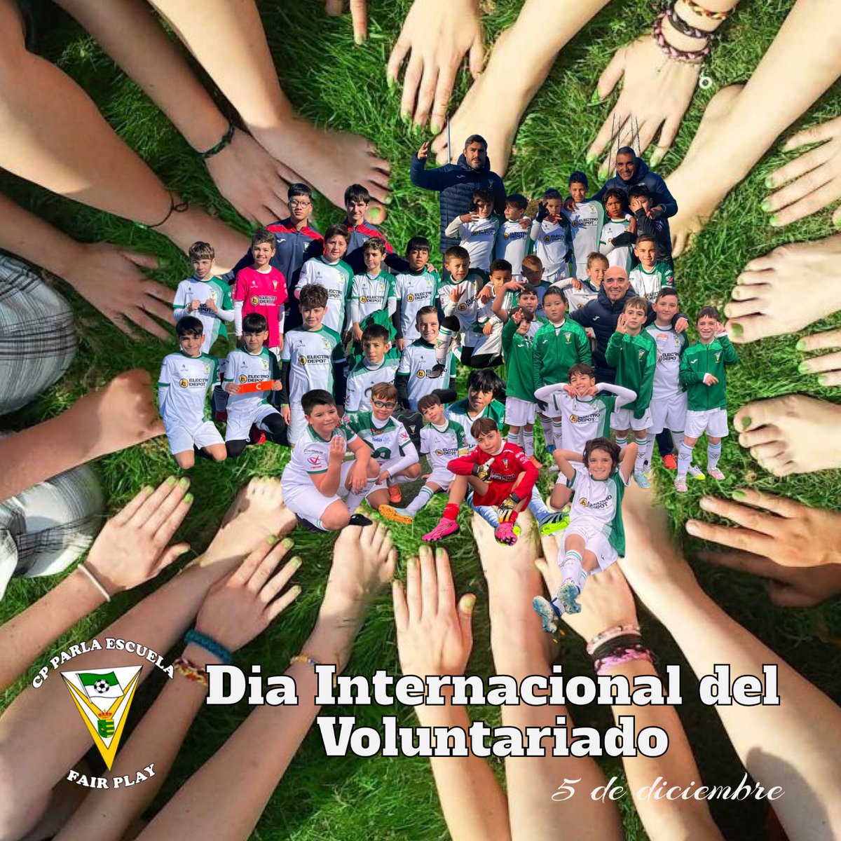 🤍💚 Muchos son l@s voluntari@s que hacen crecer al Parla Escuela cada día

👏 Horas de trabajo y esfuerzo con la máxima ilusión puesta en los más de mil niños y niñas con los que cuenta nuestra Escuela

😍 ¡Felicidades!

#SoydelaEscuela