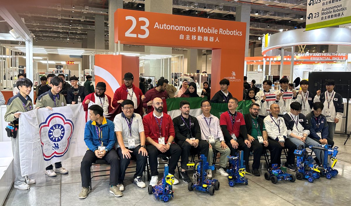 Take a closer look at the Autonomous Mobile Robotics competition at WorldSkills Asia Taipei 2025. Studica Robotics was a proud sponsor, and teams used robots to tackle real agricultural technology challenges. 🚜 Read more: studica.com/blog/worldskil… #WorldSkills #robotics #AgriTech