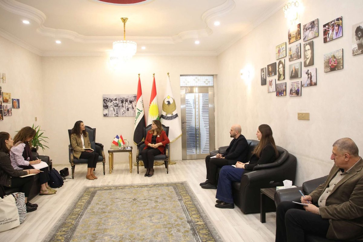 HighHcwa's tweet photo. On Thursday, December 4, 2025, @DrKhanzad, Secretary General of the #HCWD, welcomed a delegation from the #Paris Municipality, which included Ms. Perrin Marini, Gimenez Laurent, and Birsilot Maud.During the meeting, both sides reaffirmed their commitment to enhancing coordination https://t.co/xMpWBqV6Pc