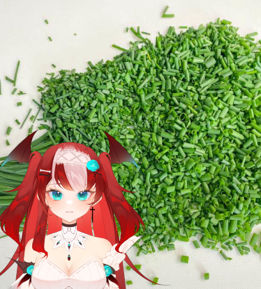 dragonfawns's tweet photo. first time chopping chives. can i get a rating 1 out of 10 chefs https://t.co/lnJ1FjbwnH