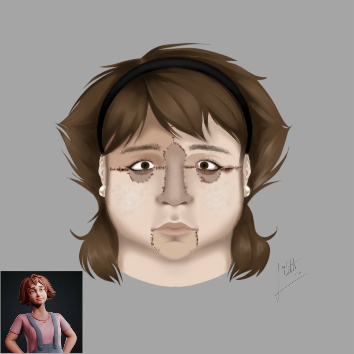 lilithxhz's tweet photo. Idk if you can tell but Sarah has pores and Millie has acne :p #fnaf #fnaffanart #Fazbearfrights #tobebeautiful #counttheways #sarahfnaf #milliefnaf https://t.co/dEw5SBAZQW
