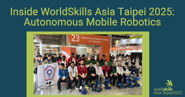 Take a closer look at the Autonomous Mobile Robotics competition at WorldSkills Asia Taipei 2025. Studica Robotics was a proud sponsor, and teams used robots to tackle real agricultural technology challenges. 🤖 Read more: studica.com/blog/worldskil… #WorldSkills #robotics #AgriTech