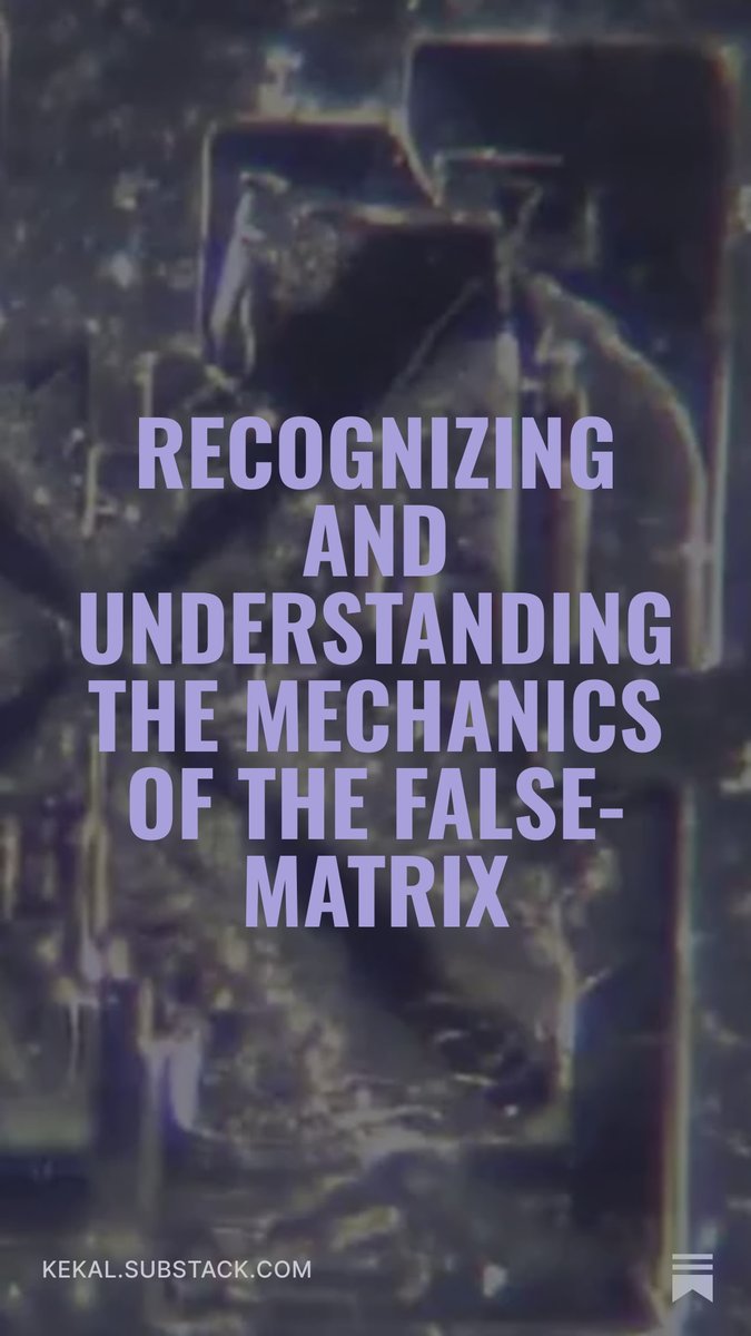 We are now living in the midst of chaos, as the false-matrix’s grip on Earth is reaching its end. 
Read the article titled below on Substack.
Access from the link:
kekal.substack.com/archive?sort=t…