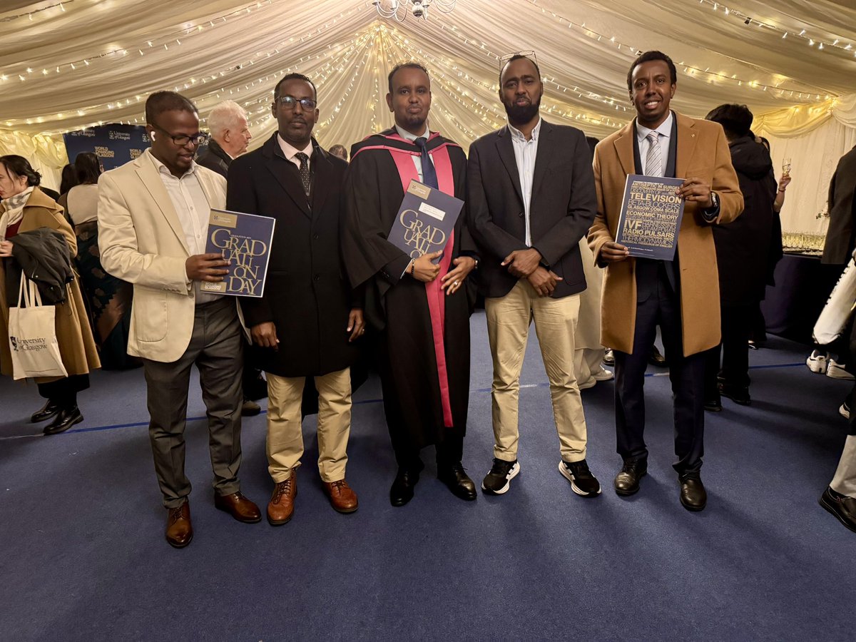 I’m sending heart felt congratulations to my dear friend and brother Dr <a href="/AbdisalamHumbul/">Abdisalam Mohamed</a> who today successfully completed and received his Doctor of Philosophy in Economics. Your dedication, hardwork and patience has paid off today. I wish you the best in your future endeavours