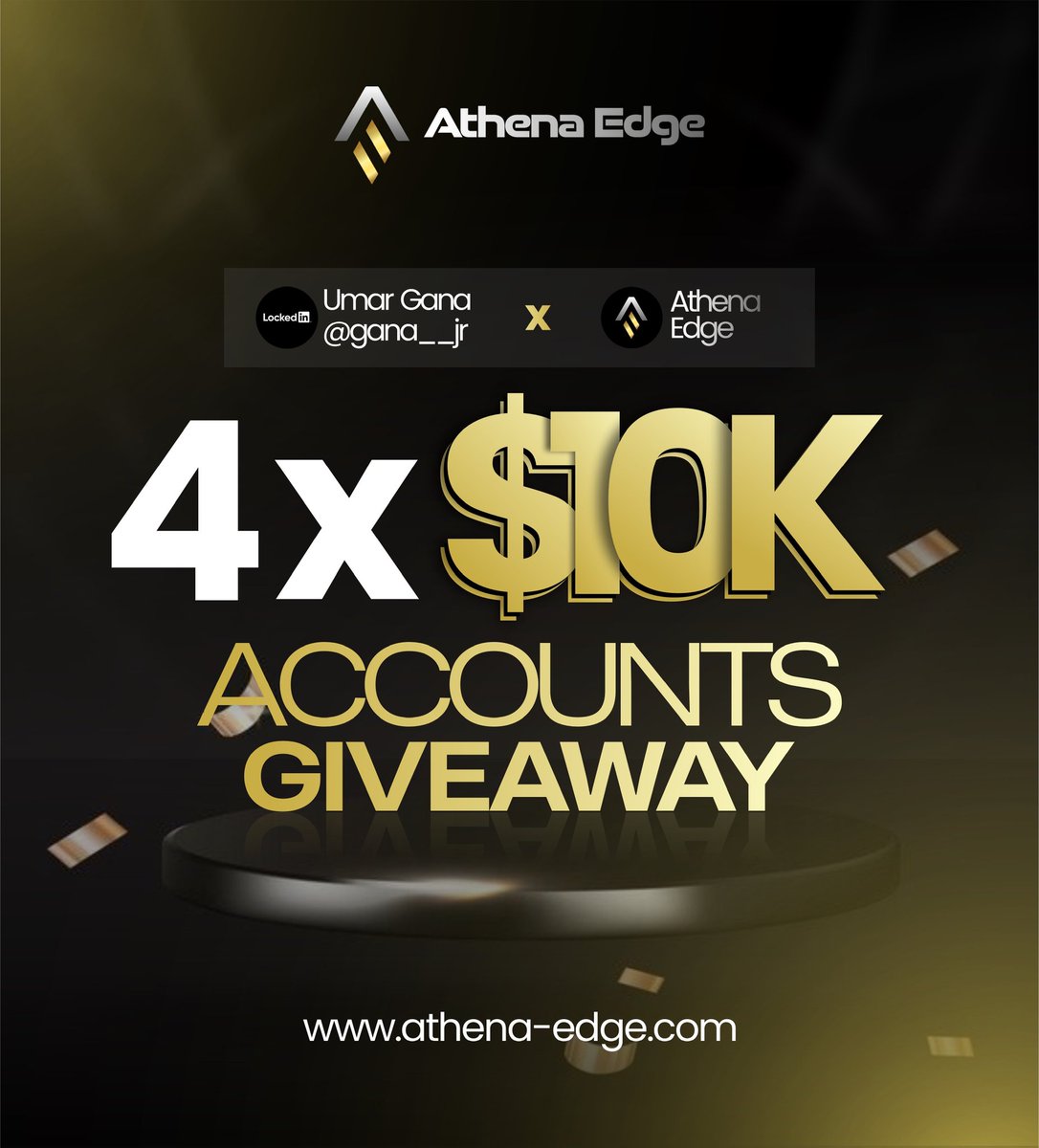 🚨  $40,000 FUNDING GIVEAWAY 🚨

🔹Follow <a href="/athenaedgeuk/">athenaedgeuk</a> <a href="/heisdecent/">DECENT</a> <a href="/PropfirmsAudit/">Propfirms Audit</a> <a href="/gana__jr/">Umar Gana 🛜</a>
🔹Like &amp; Repost

🔹Like &amp; Repost Quoted Post

🔹Tag 2 Traders

🔹Join Discord discord.gg/YNnErnYumv
Also follow 
<a href="/UG__Sniper/">The ghost |</a> <a href="/Dee_scalper/">Muhammad Abba Mandara</a> <a href="/meeksese/">CYBER CHIEF PRIEST🛜</a> <a href="/ibnmuax_fx/">𝐓𝐚𝐥𝐤𝐚𝐭𝐢𝐯𝐞📊 🛜</a> <a href="/SareedMangaree/">Mangaree✌️</a>