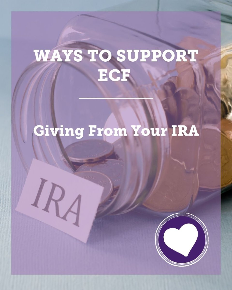 ECFimpact's tweet image. Did you know that you can meet your IRA’s Required Minimum Distribution by making a Qualified Charitable Distribution? Our simple form at ECFimpact.org/IRA gives you all the info you need. Contact us at ECFimpact.org/contact if you need assistance. #ECFimpact