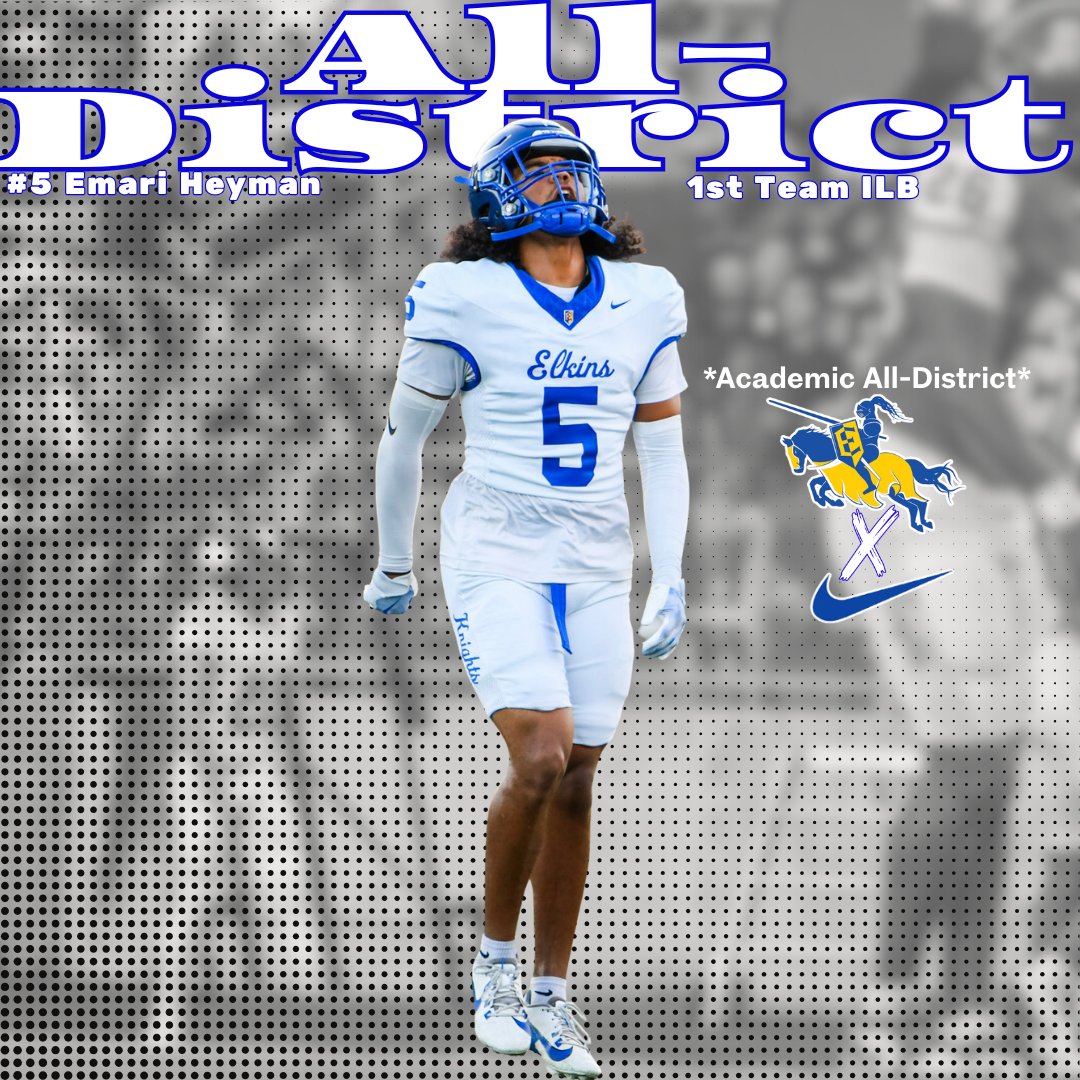 ElkinsFootball's tweet image. Congratulations to our student-athletes who earned all-district recognition this year!!

FAMILY

#KnightLife