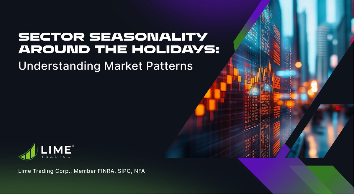 The holidays bring more than cheer — they bring sector seasonality.

Retail, travel, and leisure often show recurring market patterns around Thanksgiving, Christmas, and New Years.

Learn what traders can observe: lime.co/sector-seasona…

#TradingEducation #MarketStructure