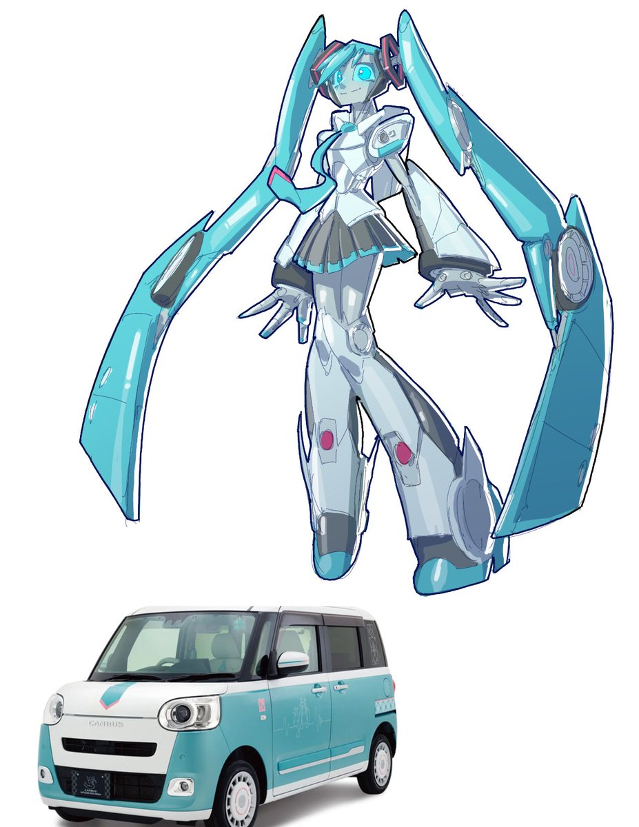 frong138's tweet image. Bro beat me to it but here’s my Miku Transformer
