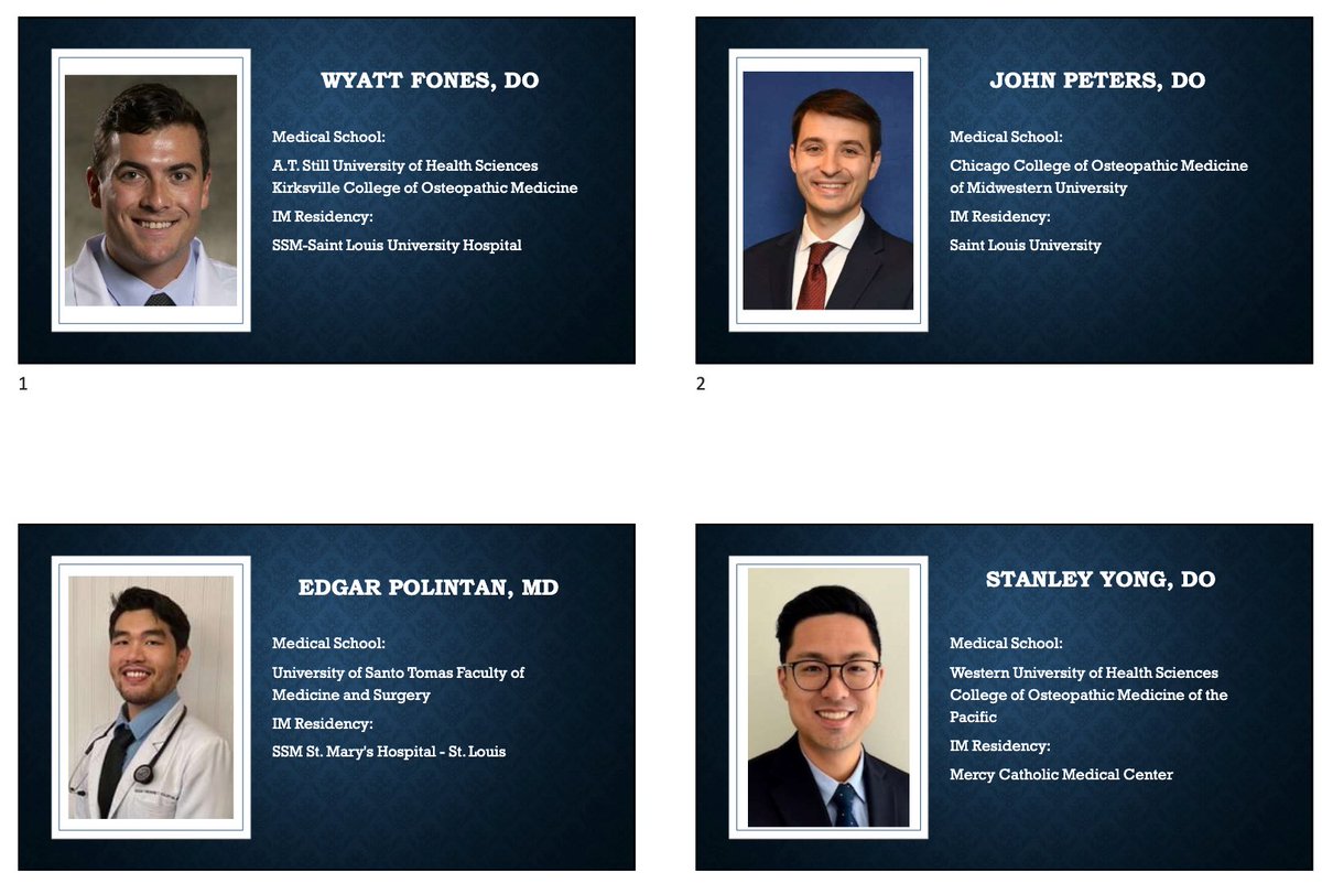 SLU Pulmonary and Critical Care Fellowship tweet media