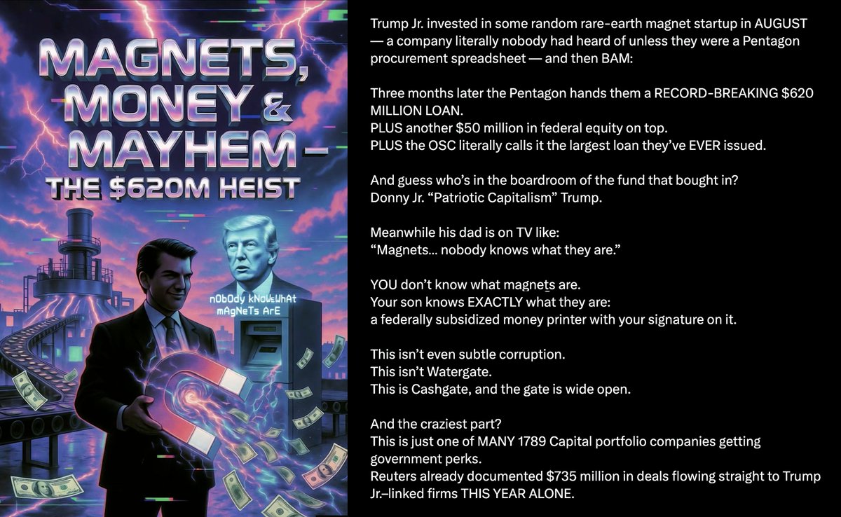 MAGAts are willful idiots who just ignore the fact that their criminal pedo cult leader is the most corrupt POS to ever be elected in America's history: