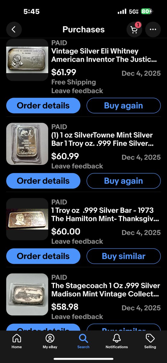 EpididymusRex69's tweet photo. Purchasing silver over spot price at the airport bar because my flight got delayed https://t.co/RCfctMxOxp