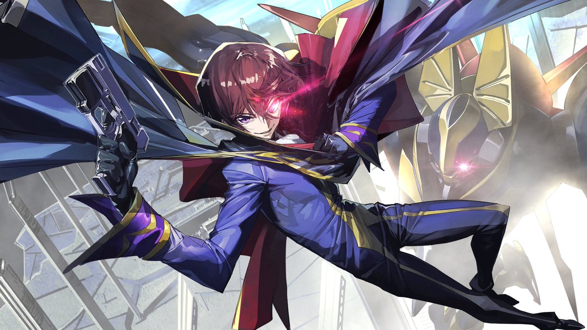 Happy birthday Lelouch!! 🎊💜, image size:1200x675