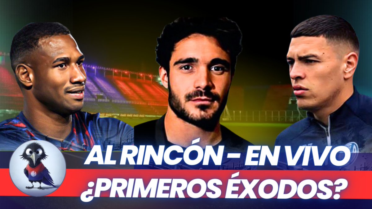 Hoy se larga Al Rincón, desde las 22 en vivo. 
Con <a href="/mundocuervo_/">Bautista Dell’ Acqua</a> , <a href="/Hernansanz5/">Hernan sanz</a> y <a href="/esteban90_eh/">Esteban Hoffmann 🐦‍⬛</a>. 
Mucha info y análisis de San Lorenzo. 
▶️youtube.com/live/NFtbUXmX2…