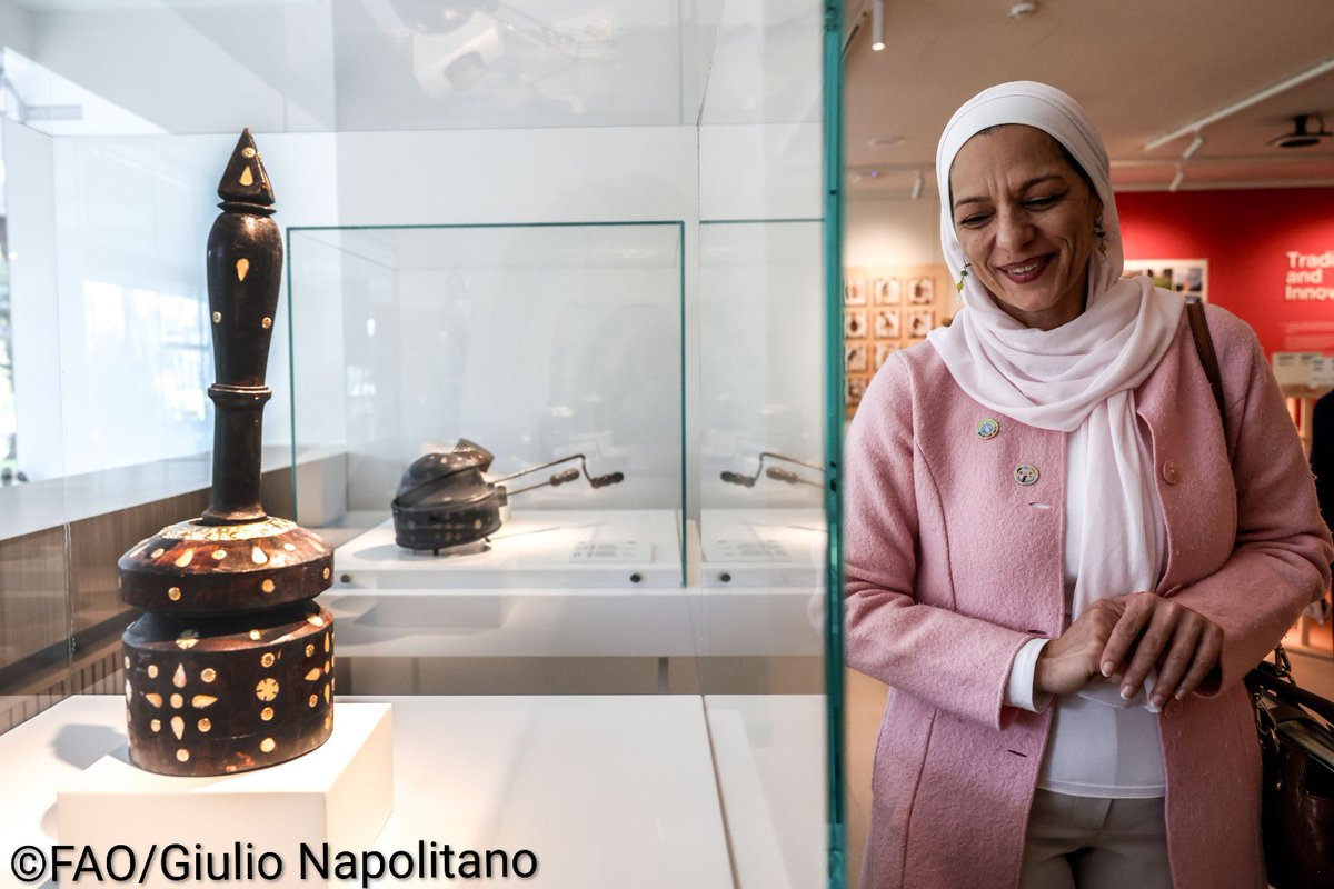 A pleasure to meet HRH Princess Basma Bint Ali and thank her for her tireless advocacy as <a href="/FAO/">Food and Agriculture Organization</a> Regional Goodwill Ambassador. Her powerful message at #IYWF2026 launch truly resonated. Grateful for her visit to #FAOMuNe and for Jordan’s valued contribution to the Museum. #4Betters