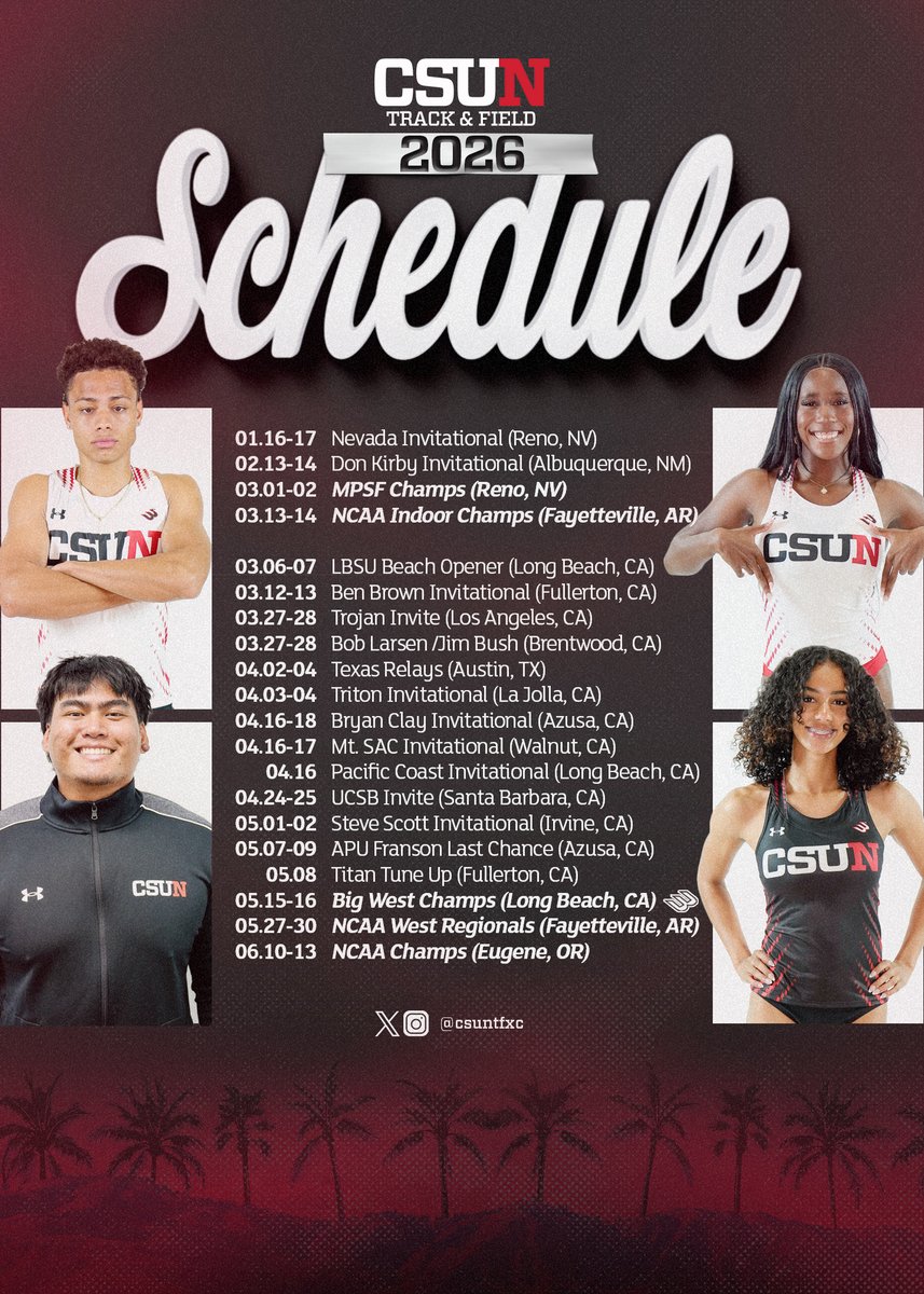 CSUN Track & Field & Cross Country tweet media