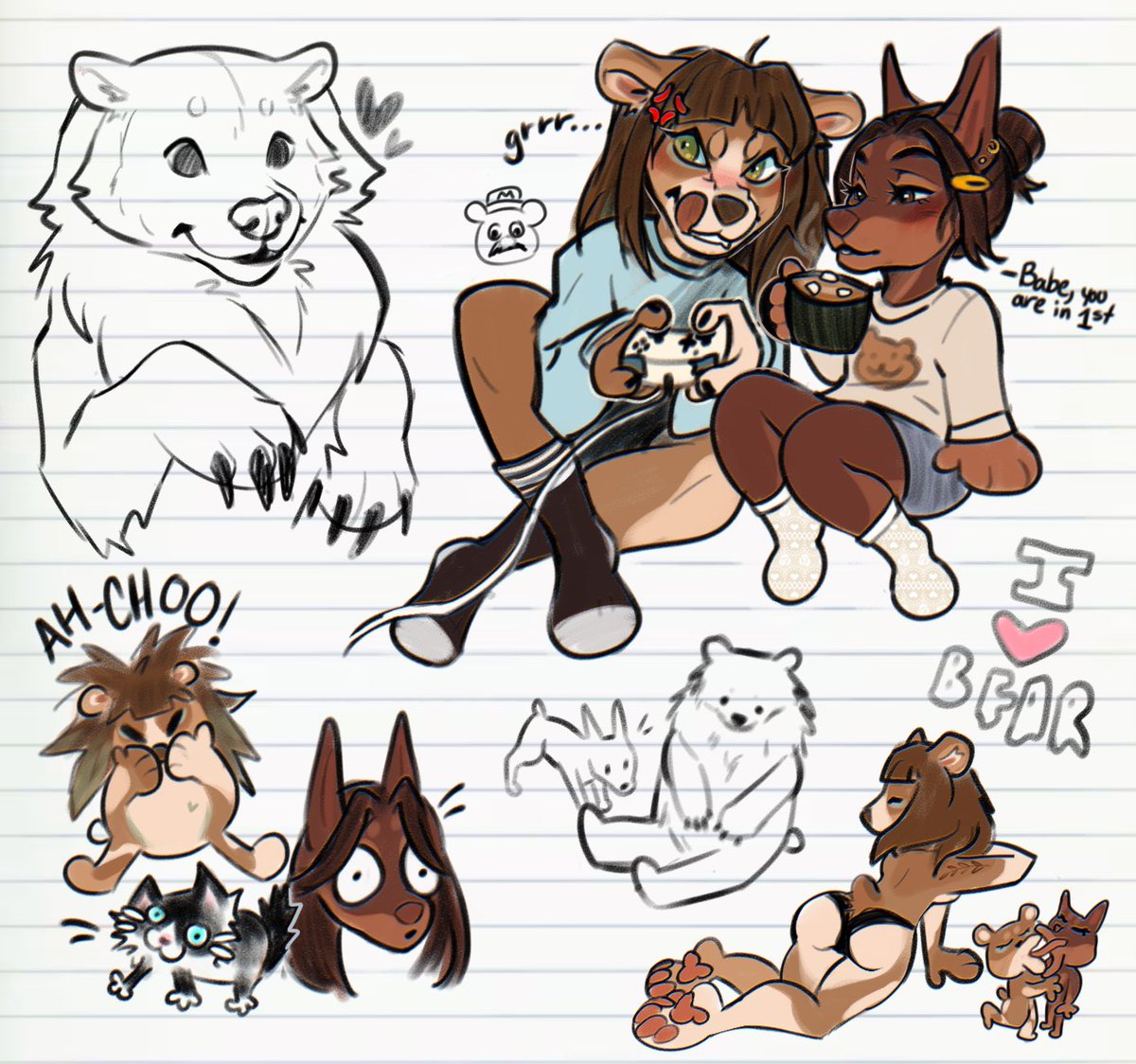 I love my lady so much