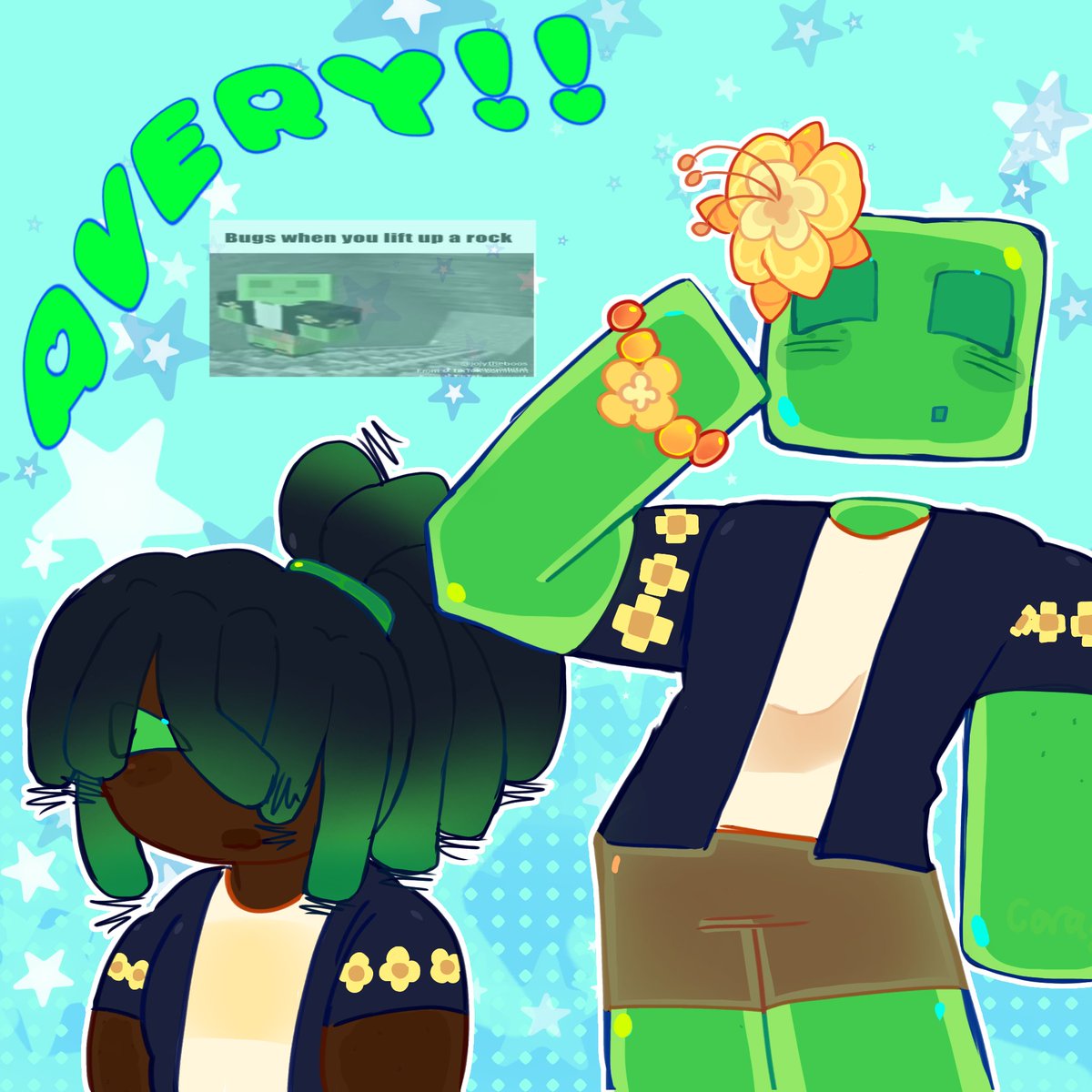 Cora_the_stinky's tweet photo. Avery ..........awww awww
#sfawtde #averythemayo #minecraftARG #searchi https://t.co/CDgZQt8AE9