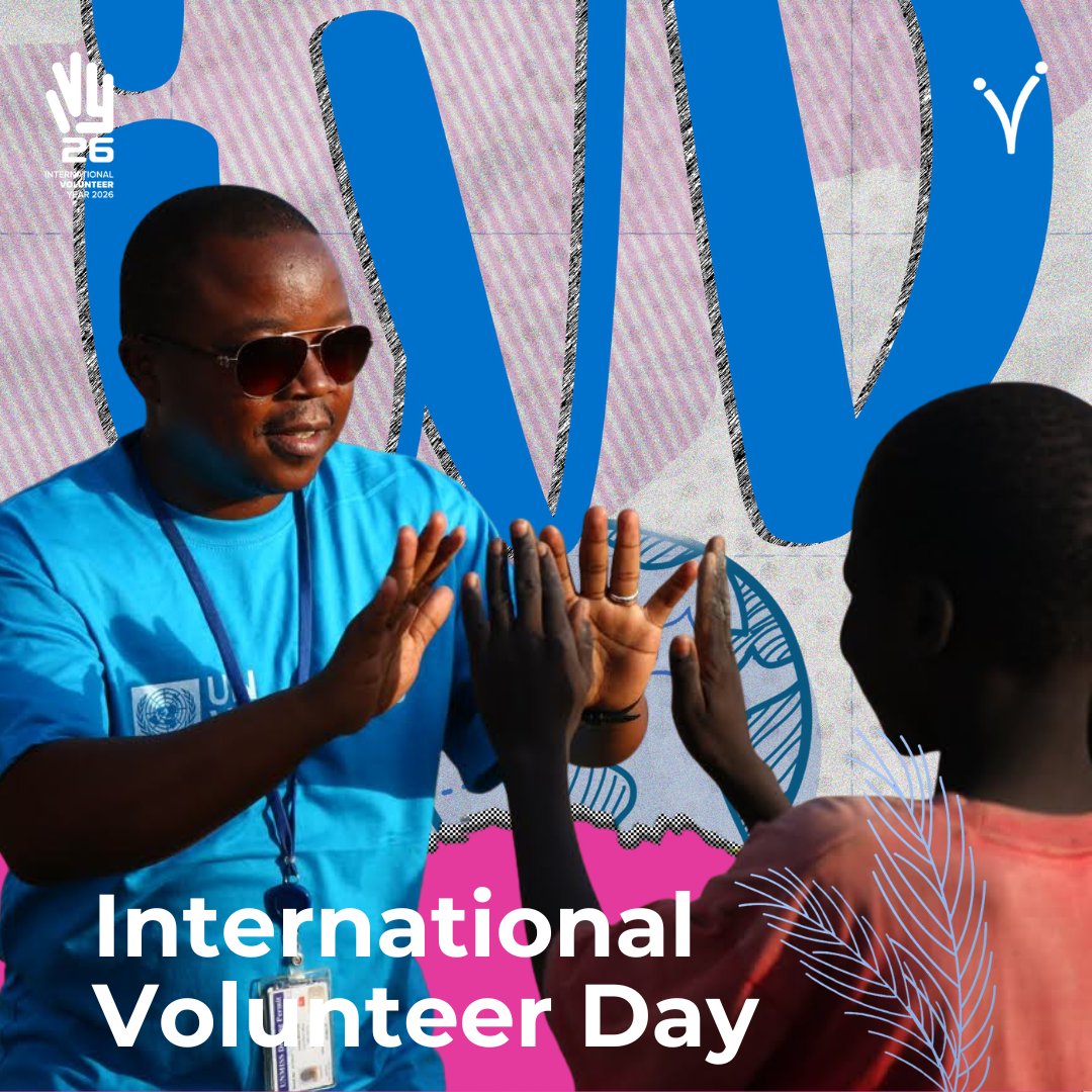 This International #VolunteerDay on 5 Dec, we launch the 2026 #VolunteerYear with a clear message: every volunteer &amp; #EveryContributionMatters.  

Join an event near you or organize one to celebrate the important, powerful human force of #volunteering.  

#IVD2025 #VolunteerYear