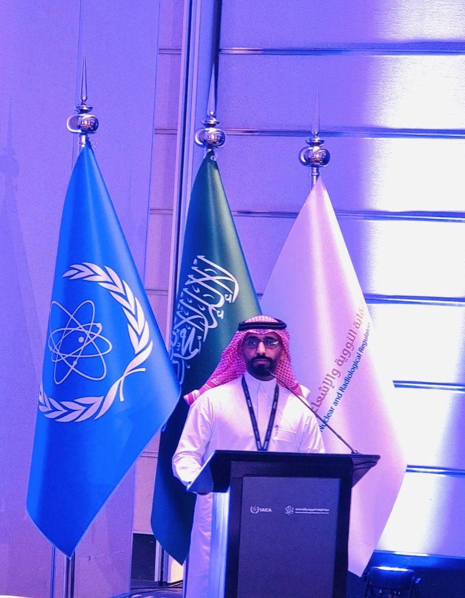 Mph_Awad's tweet image. تشرفت بالمشاركة كمتحدث خلال المؤتمر الدولي للاستعداد والاستجابة للطوارئ النووية والإشعاعية، الذي نظمته هيئة الرقابة النووية والإشعاعية @SaudiNRRC بالتعاون مع الوكالة الدولية للطاقة الذرية @iaeaorg.

وقد جمع المؤتمر قادة وخبراء من أكثر من 100 دولة لمناقشة أحدث الابتكارات والحلول…