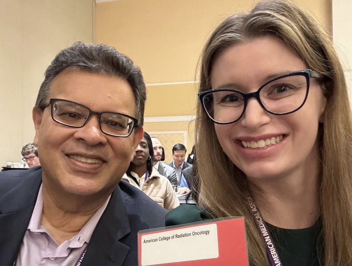 ACRORadOnc's tweet image. The 2025 Interim Meeting of the @AmerMedicalAssn House of Delegates was held in November in Maryland. Drs. Mohamed Khan &amp;amp; Anna Brown serve as our ACRO delegate and alternate delegate to the AMA, respectively. Thank you, both, for advocating on behalf of ACRO and #radonc!