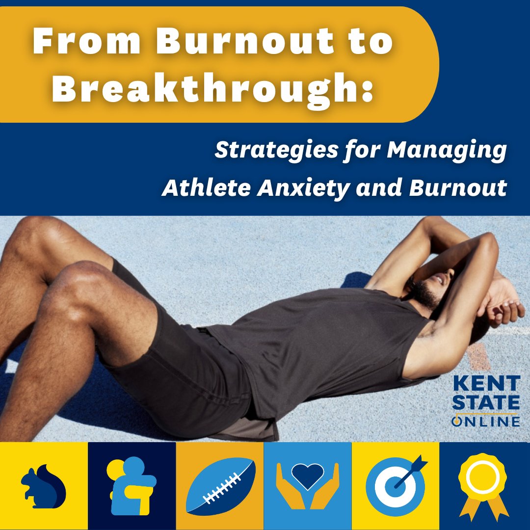 Athlete burnout is real. 🚨

Get science-backed strategies to manage anxiety and build mental resilience using Sport Psychology, directly from <a href="/KentStateEHHS/">College of EHHS</a> 

➡️Stop the exhaustion, start the breakthrough onlinedegrees.kent.edu/blog/from-burn…

#MentalGame #AthleteBurnout #SportPsychology