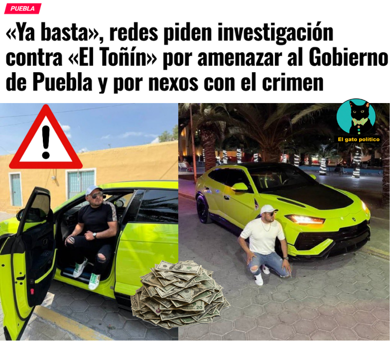 🔴🔴¡Que se investigue! 🥁🥁
Usuarios se suman masivamente y hacen un pedido para que se investigue al "Toñin", el falso "líder campesino" y "defensor del agua" que ahora está amenazando al secretario de gobernación de Puebla.
➡️➡️ wp.me/pbiqPq-qvR