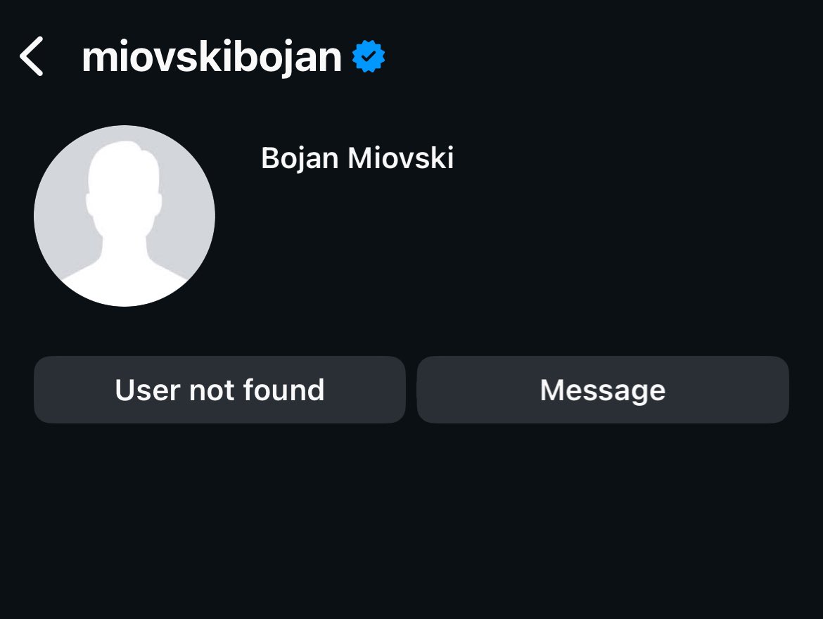 Aberdeenpure's tweet image. 🚨 | Former Aberdeen striker bojan Miovski has deleted his Instagram and Twitter account