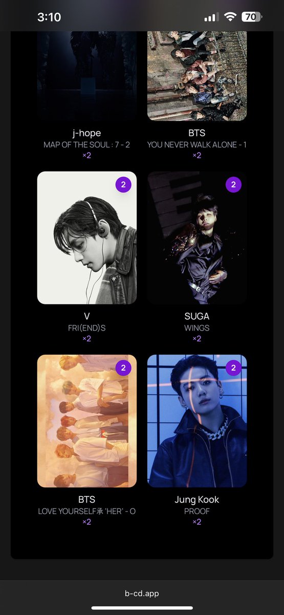 Anyone want to trade some <a href="/b_cdapp/">b-cd.app</a> photocards? I have been hoarding some duplicates 🤣 I’m duckietab on there if you wanna switch around #bcdtrades
