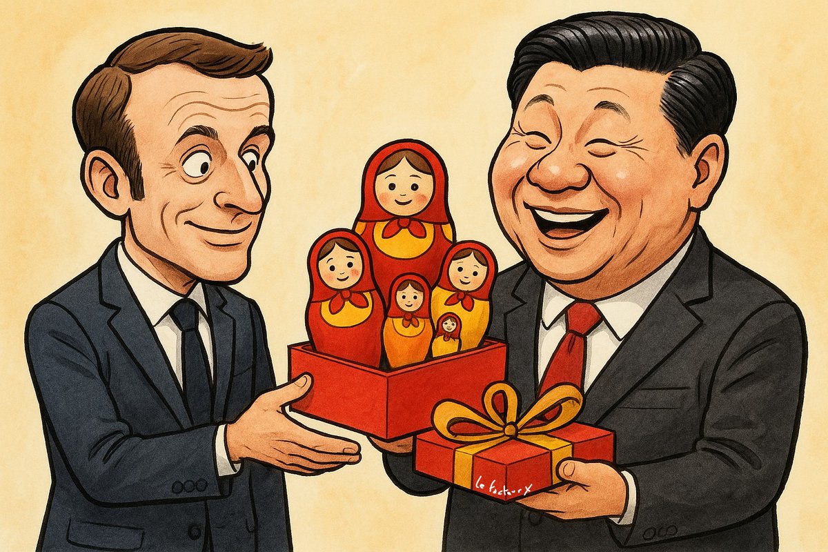 Si Macron compte sur sa visite en Chine pour créer une rupture entre Pékin et Moscou, je sens qu'il pourrait recevoir de belles poupées russes en réponse
