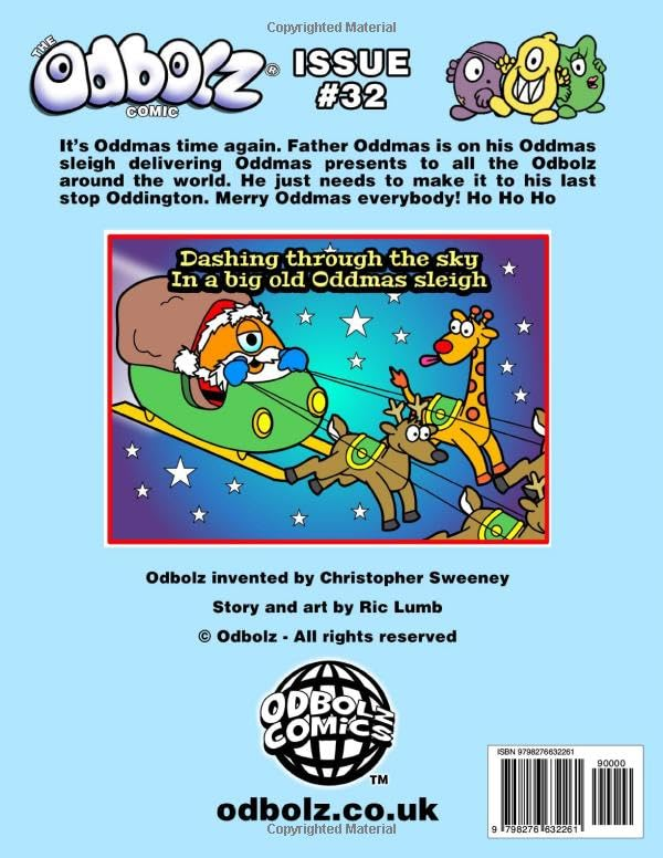 OdbolzComics's tweet photo. If you like the #Christmas song #JINGLEBELLS then your going to love the Odbolz Comics books version #JINGLEBOLZ 😇+ It's a #FREE to download #Xmas #comicbook 📚 
https://t.co/WUFxOKD2eK https://t.co/OnylaiidK6